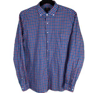 Rodd & Gunn Shirt Sports Fit Gingham Check Long Sleeve Cotton Italy Mens XXL